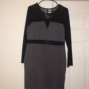 Black & Grey Party Dress
